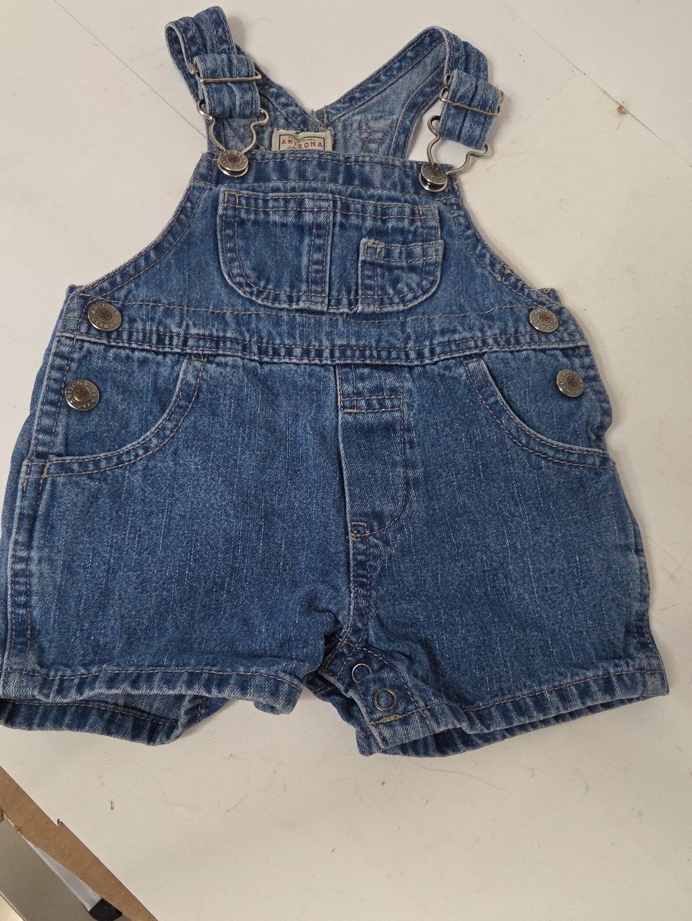 Arizona Jean Company Kids Blue Denim Shortalls [1760]